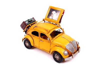 Dekoratif Metal Araba Çerçeveli